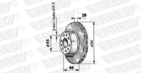 ΔΙΣΚΟΠΛΑΚΑ ERREVI ΙVECO DAILY IV-VI 2996121