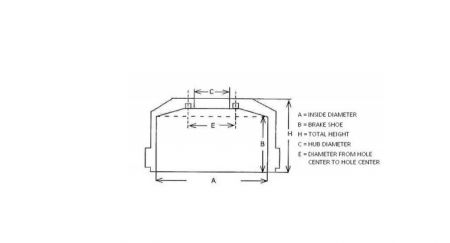 ΤΑΜΠΟΥΡΟ MERCEDES ΟΠΙΣΘΙΟ ΣΙΑΓΩΝΑ 140 h:215 d:418 8x20.5 mm