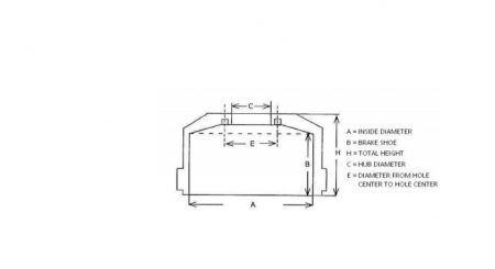 ΤΑΜΠΟΥΡΟ MERCEDES ΟΠΙΣΘΙΟ ΣΙΑΓΩΝΑ 98 h: 260 d:304 6x14 ΜΕ ΜΟΥΑΓΙΕ