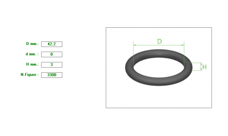 ΛΑΣΤΙΧΑΚΙ O-ring 42.2X3 ΛΑΔΙΟΥ