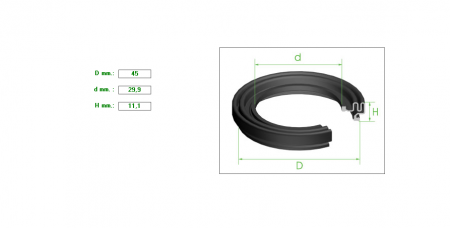 ΚΑΛΥΜΜΑ ΔΑΓΚΑΝΑΣ 38/αρα 45mmx29.9x11.1