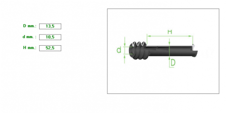 Pin Bushing  D:13.5 d:10.5 H:52.5