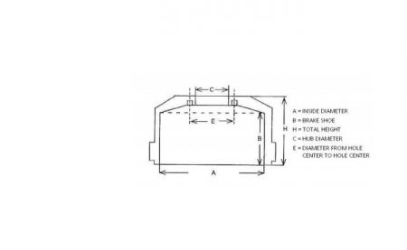 BRAKE DRUM NEOPLAN FRONT BRAKE SHOE 168-Y219
