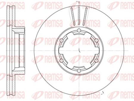 BRAKE DISC REMSA NISSAN ATLEON 40206F3901