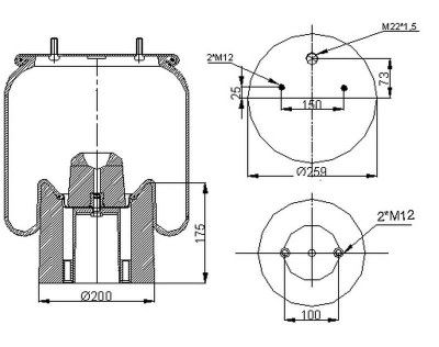 AIR SPRING  4157NP04