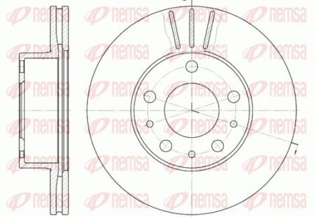 BRAKE DISC REMSA CITROEN JUMPER 46806233