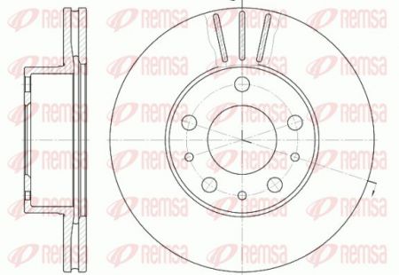 ΔΙΣΚΟΠΛΑΚΑ REMSA CITROEN JUMPER 46806233