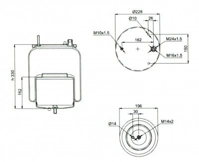AIR SPRING  4560N META