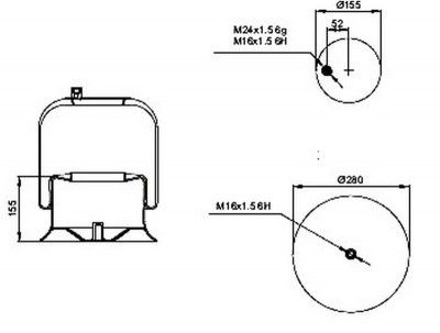 AIR SPRING  4757NP09