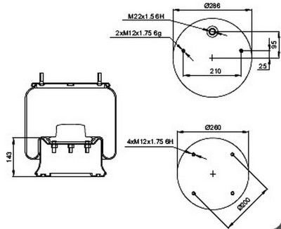 AIR SPRING  4810NP05