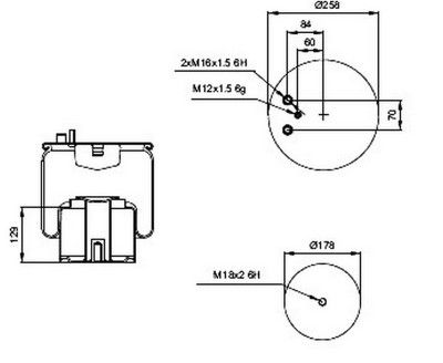 AIR SPRING  4882N1P05 MAN TGA