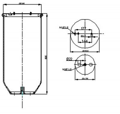 AIR SPRING  4913NP04