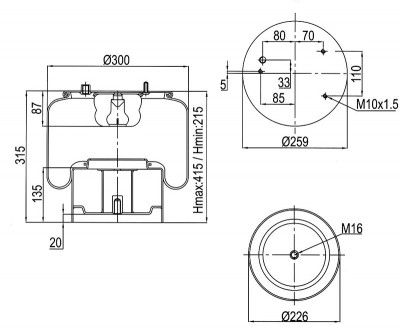 AIR SPRING  836MBK4