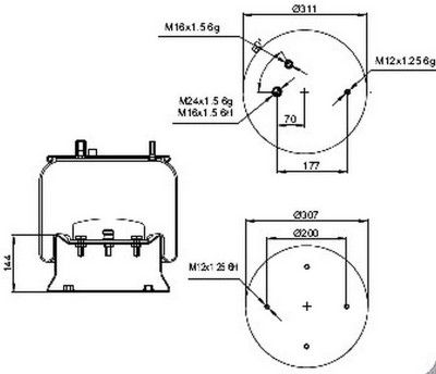 AIR SPRING  902MB METALLIC RVI