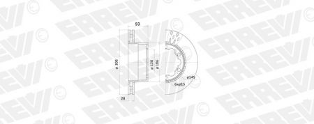 ΔΙΣΚΟΠΛΑΚΑ ERREVI MERCEDES SPRINTER 9064230112