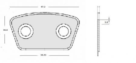 ΜΕΤΑΛΛΙΚΑ ΠΛΑΚΑΚΙΑ ΔΙΣΚΩΝ ΜΙΒΑ 37x67x3.8