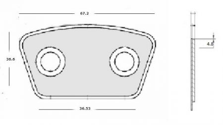 ΜΕΤΑΛΛΙΚΑ ΠΛΑΚΑΚΙΑ ΔΙΣΚΩΝ ΜΙΒΑ 37x67x4.8