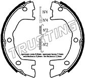 Brake Shoes IVECO DAILY 170X45 TRUSTING