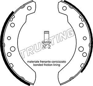 Brake Shoes FORD  TRUSTING