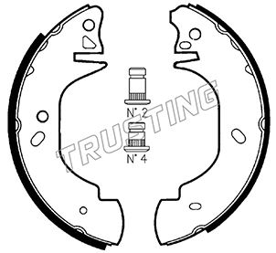 Brake Shoes FORD TRANSIT TRUNSTING  TRUSTING