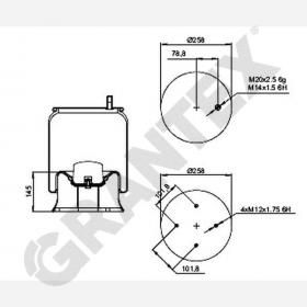 ΑΕΡΟΦΟΥΣΚΑ HENDRIKSON MERCEDES 1T17B-11