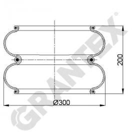 AIR SPRING  2B-320  ROR