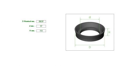 Seal 1&quot;1/8Χ17Χ7.5