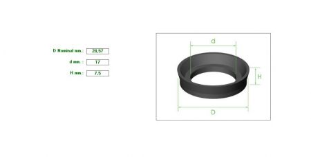 ΡΟΔΕΛΑ ΚΑΦ 1&quot;1/8Χ17Χ7.5