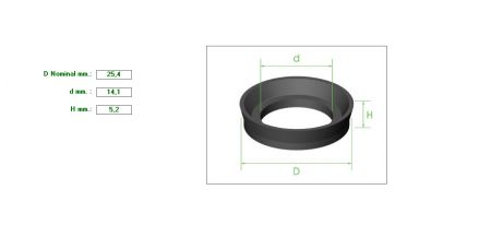 ΡΟΔΕΛΑ ΚΑΦ 1&quot;X14.1Χ5.2