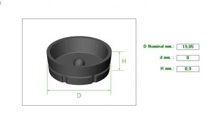 ΠΙΑΤΑΚΙ ΑΝΤΛΙΑΣ 3/4 Η8.9mm