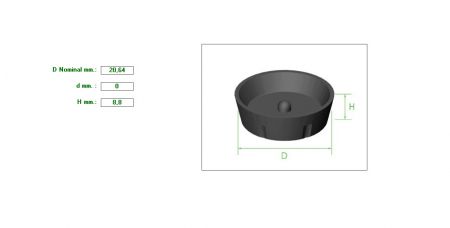 ΠΙΑΤΑΚΙ ΑΝΤΛΙΑΣ 13/16 Η8.8mm