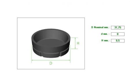 ΠΙΑΤΑΚΙ ΑΝΤΛΙΑΣ 1&quot;1/4 Η9.5mm