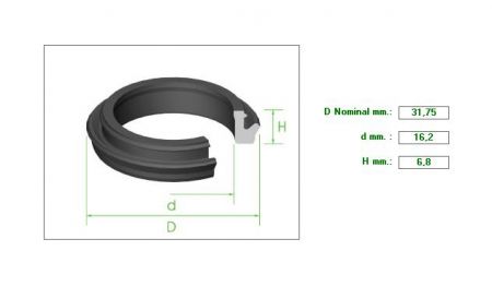 ΡΟΔΕΛΑ ΤΥΠΟΥ FORD 1&quot;1/4 GIRLING ΦΑΡΔΙΑ ΤΡΥΠΑ