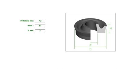 Seal 7.2X3.1X3