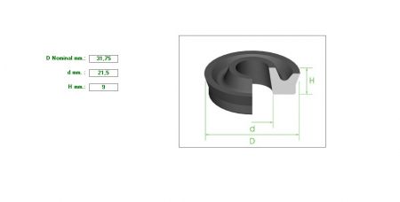 ΡΟΔΕΛΑ ΤΡΟΧΟΥ 1&quot;1/4Χ21.5X9