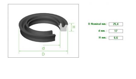 ΡΟΔΕΛΑ 1&quot;Χ17Χ6.6mm