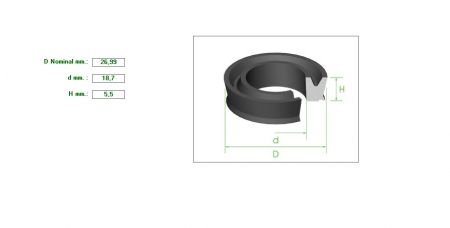 Seal 1&quot;1/16Χ18.7Χ5.5