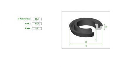 Seal 1&quot;Χ15.2Χ4.7