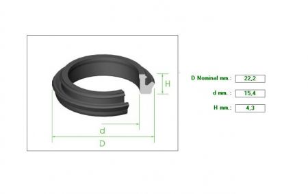 ΡΟΔΕΛΑ ΤΥΠΟΥ FORD 7/8Χ15.4Χ4.3 GIRLING ΦΑΡΔΙΑ ΤΡΥΠΑ