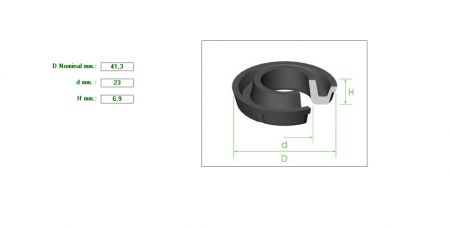 ΡΟΔΕΛΑ ΑΝΤΛΙΑΣ 1&quot;5/8X23X6.9