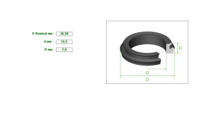 ΡΟΔΕΛΑ ΤΡΟΧΟΥ 1"1/16Χ16.5Χ7.8 ΤΥΠΟΥ OPEL