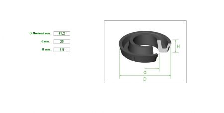 ΡΟΔΕΛΑ ΑΝΤΛΙΑΣ 1&quot;5/8X25X7.5