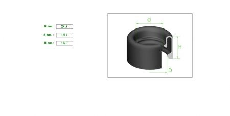 Boot 5/8-11/19-3/4 24.7mm for Mercedes