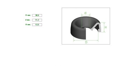 ΚΑΛΥΜΜΑ ΚΥΛΙΝΔΡΑΚΙ 1&quot;1/8-1&quot;1/4-1&quot;23/64 30.6mm