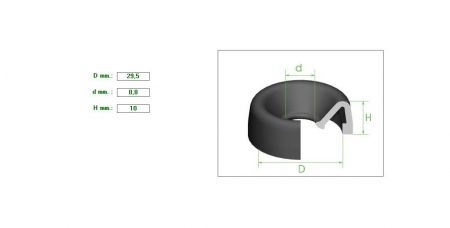 ΚΑΛΥΜΜΑ ΚΥΛΙΝΔΡΑΚΙ 1”-1”1/16-1”1/8-13/16 29,5mm