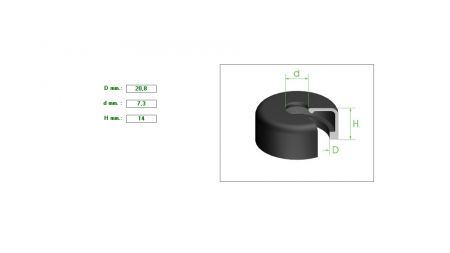 Boot 3/4-11/16-5/8-  20.8mm