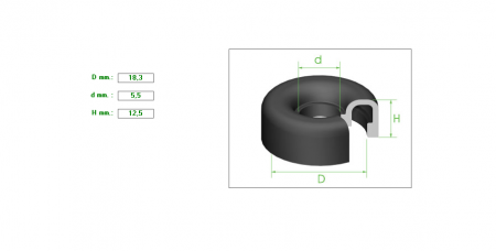 Boot 5/8-3/4-13/16 18.3mm