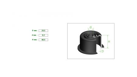 Boot 13/16-7/8-15/16-1-11/16-13/32-11/8 29.5mm