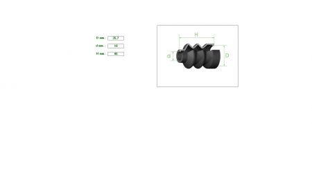 Boot 27mm - 10mm   H46
