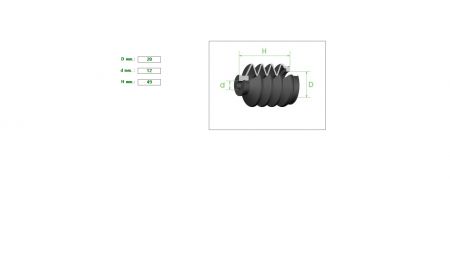 Boot  28mm - 12mm  H49mm
